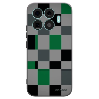 Picasee silikonový černý obal pro Xiaomi 17T - Block Grid