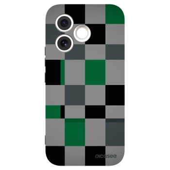 Picasee silikonový černý obal pro Honor 600 Lite - Block Grid