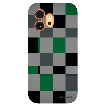 Picasee silikonový černý obal pro Honor 600 - Block Grid