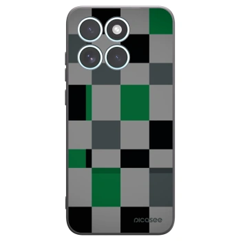 Picasee silikonový černý obal pro Motorola Edge 70 Fusion - Block Grid