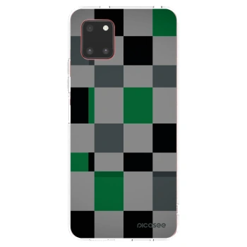 Picasee silikonový průhledný obal pro Samsung Galaxy Note 10 Lite N770F - Block Grid