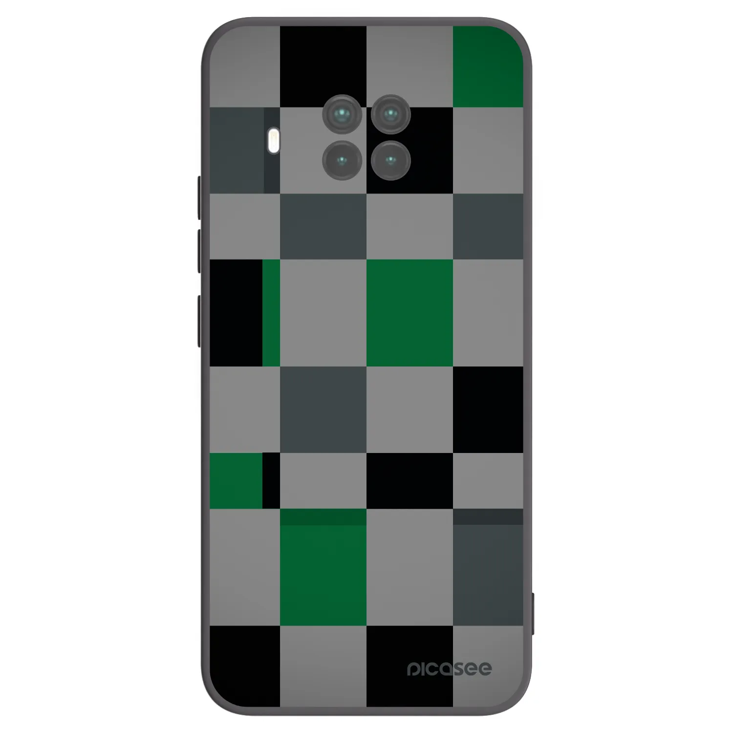 Picasee silikonový černý obal pro Xiaomi Mi 10T Lite - Block Grid