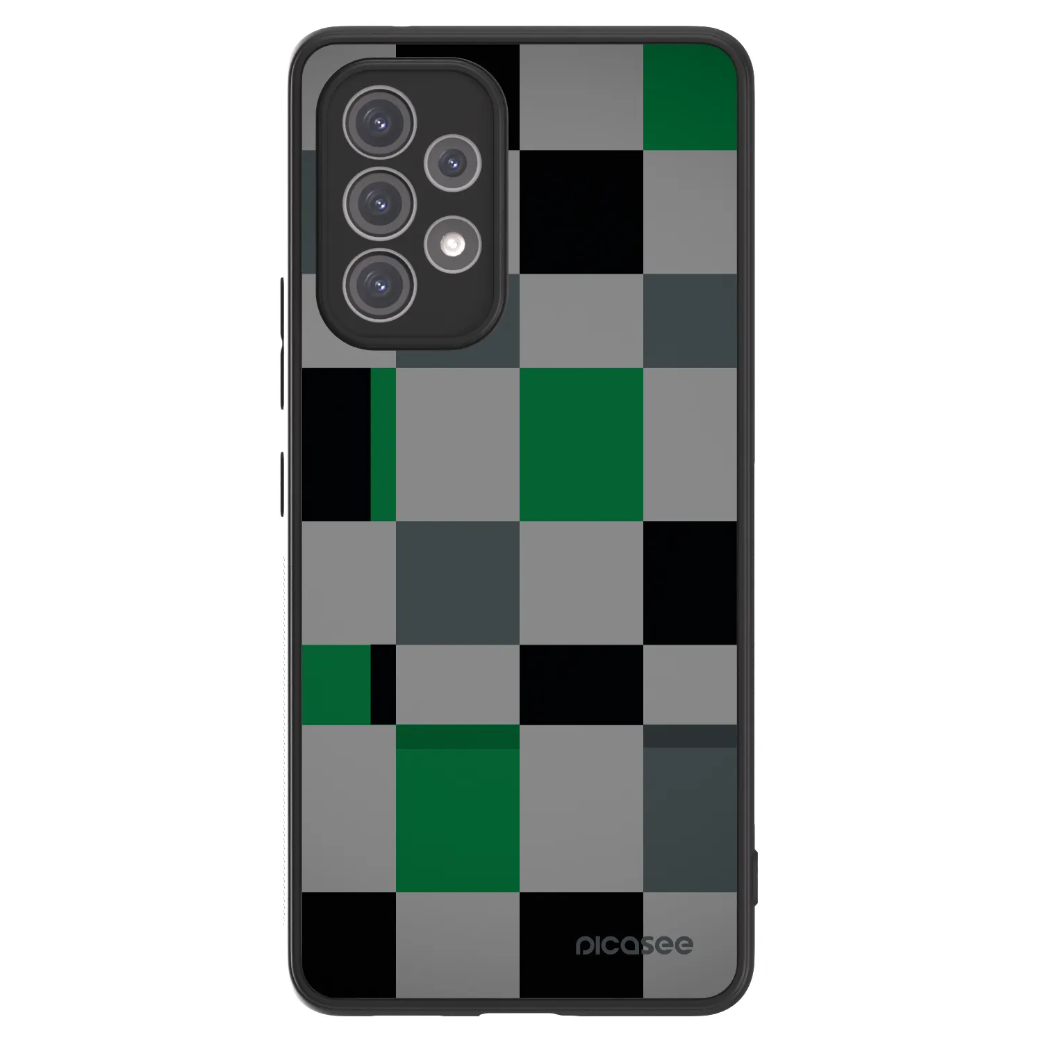 Picasee ULTIMATE CASE pro Samsung Galaxy A52 5G A525F - Block Grid