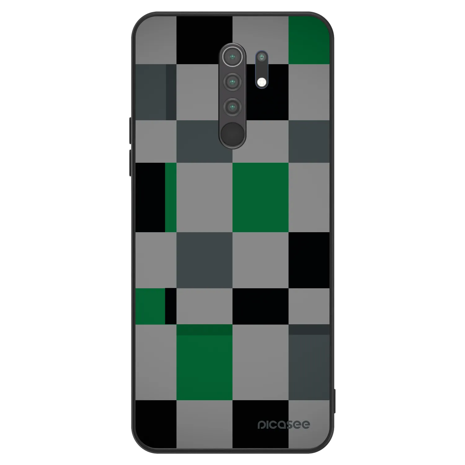 Picasee ULTIMATE CASE pro Xiaomi Redmi 9 - Block Grid