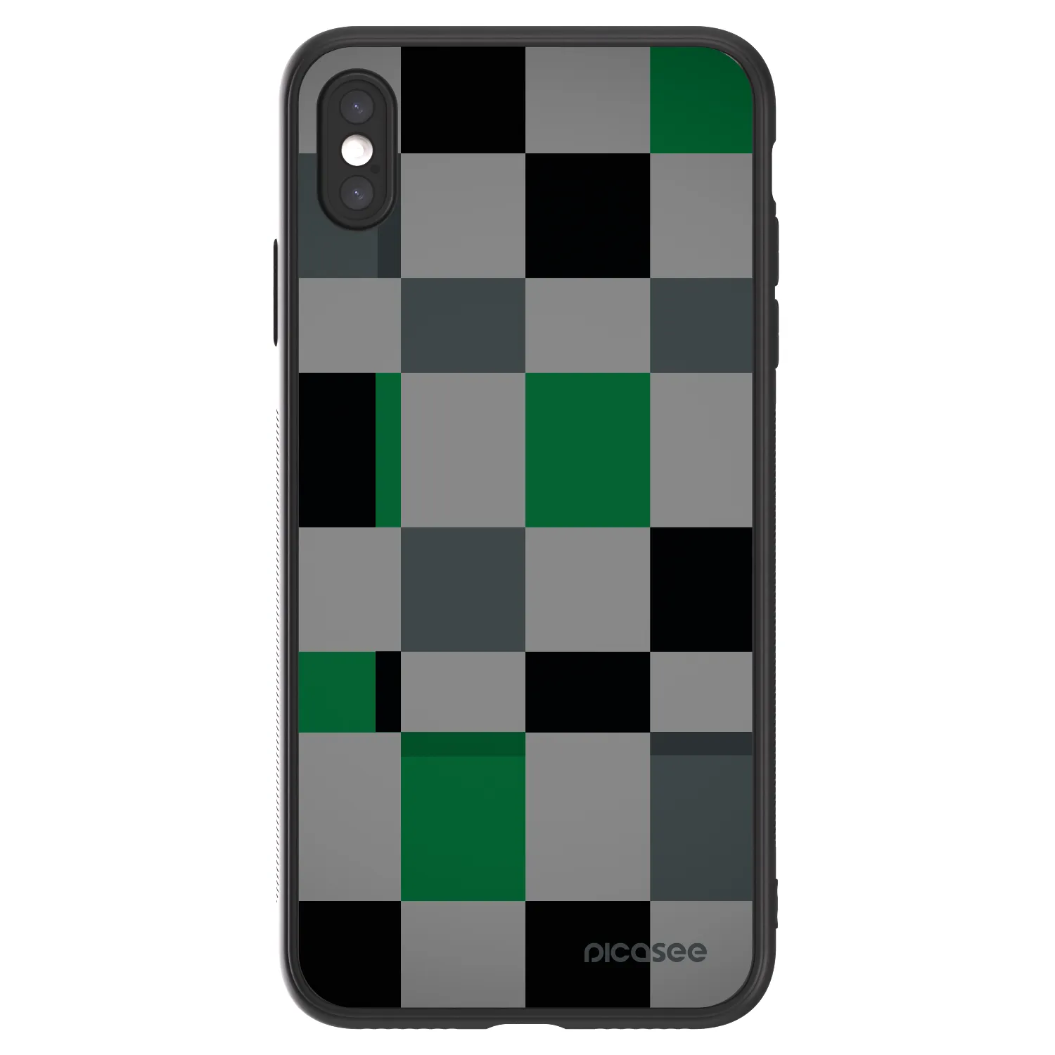 Picasee ULTIMATE CASE pro Apple iPhone XS Max - Block Grid