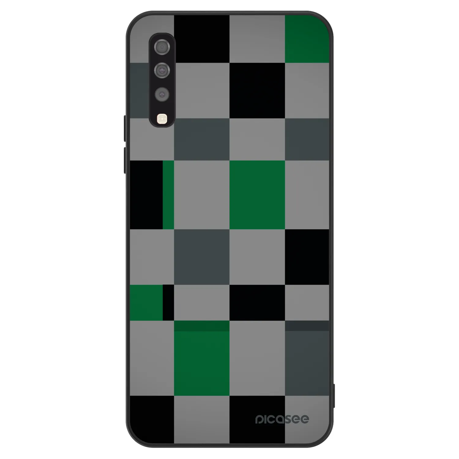Picasee ULTIMATE CASE pro Samsung Galaxy A70 A705F - Block Grid