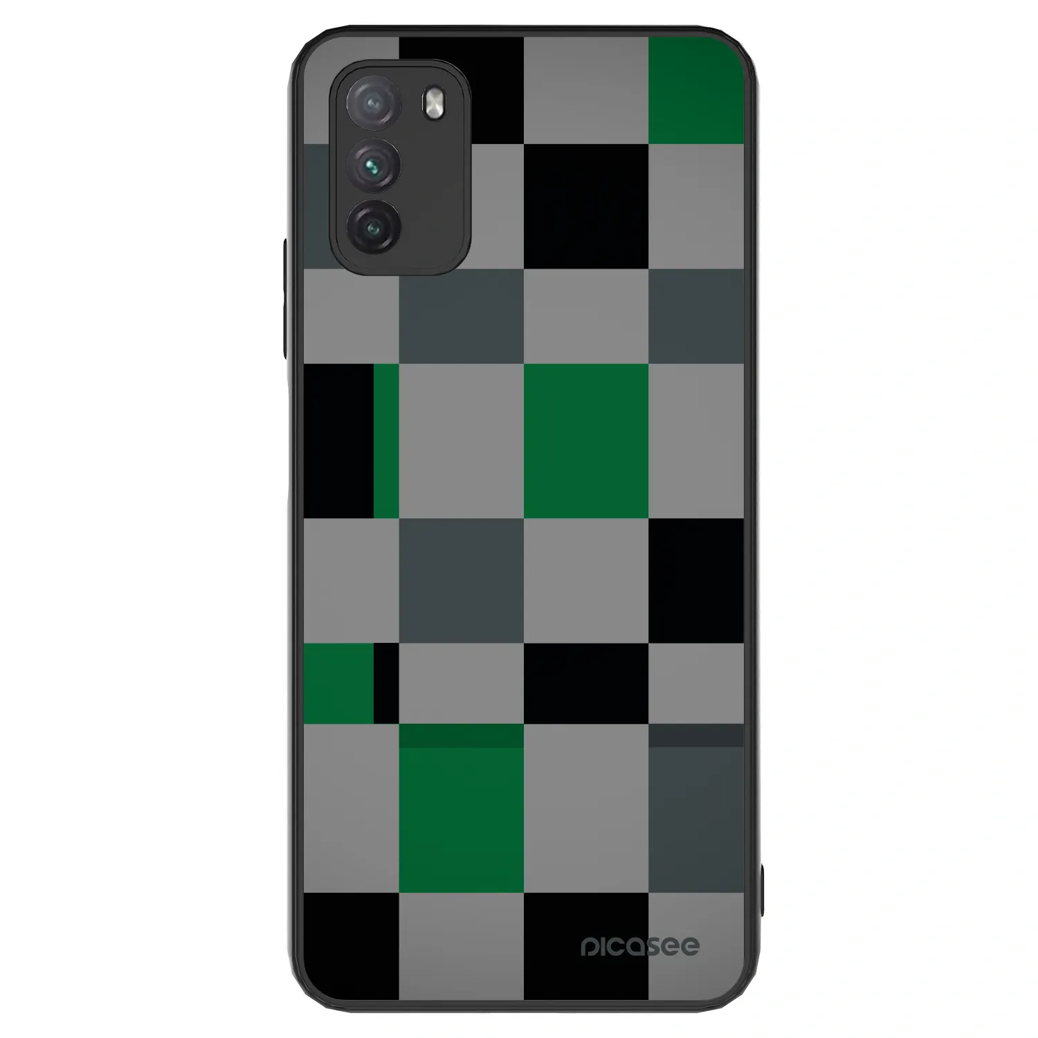 Picasee ULTIMATE CASE pro Xiaomi Poco M3 - Block Grid