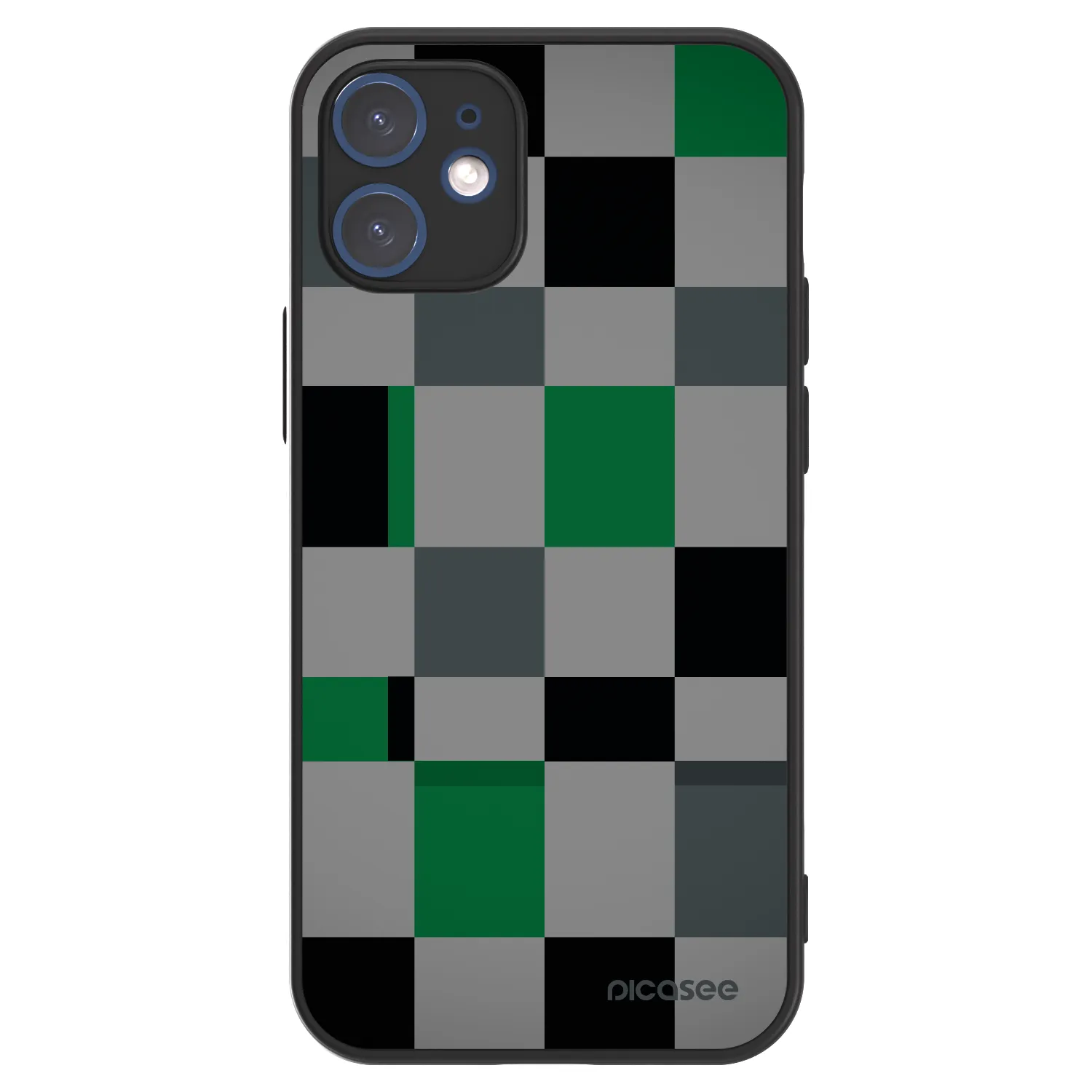 Picasee ULTIMATE CASE MagSafe pro Apple iPhone 12 mini - Block Grid