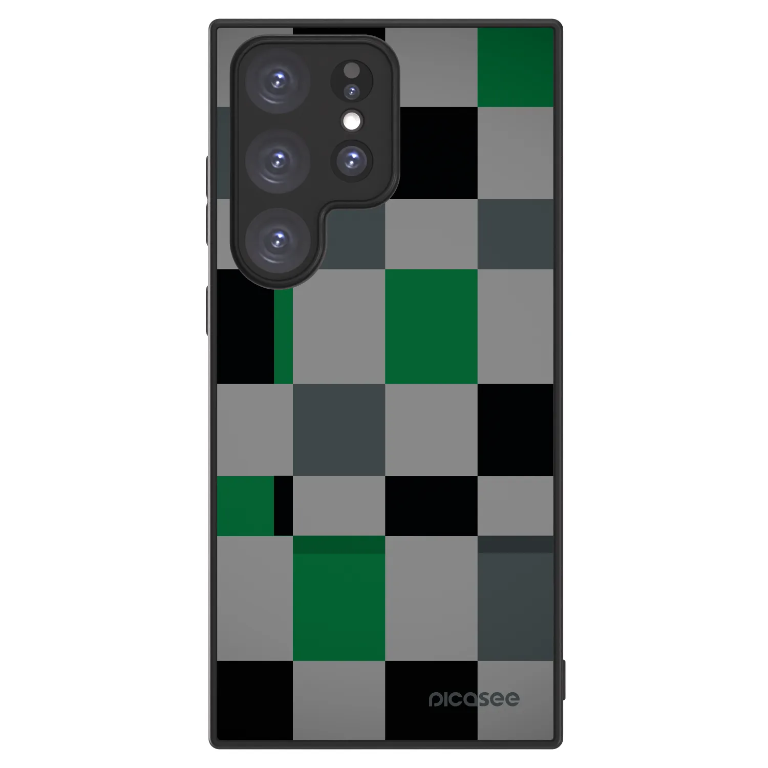 Picasee ULTIMATE CASE pro Samsung Galaxy S23 Ultra 5G - Block Grid