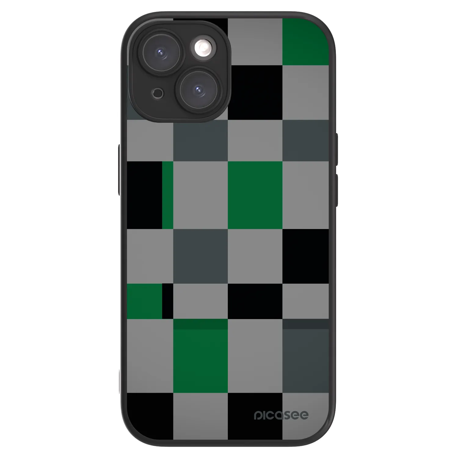 Picasee ULTIMATE CASE MagSafe pro Apple iPhone 15 - Block Grid