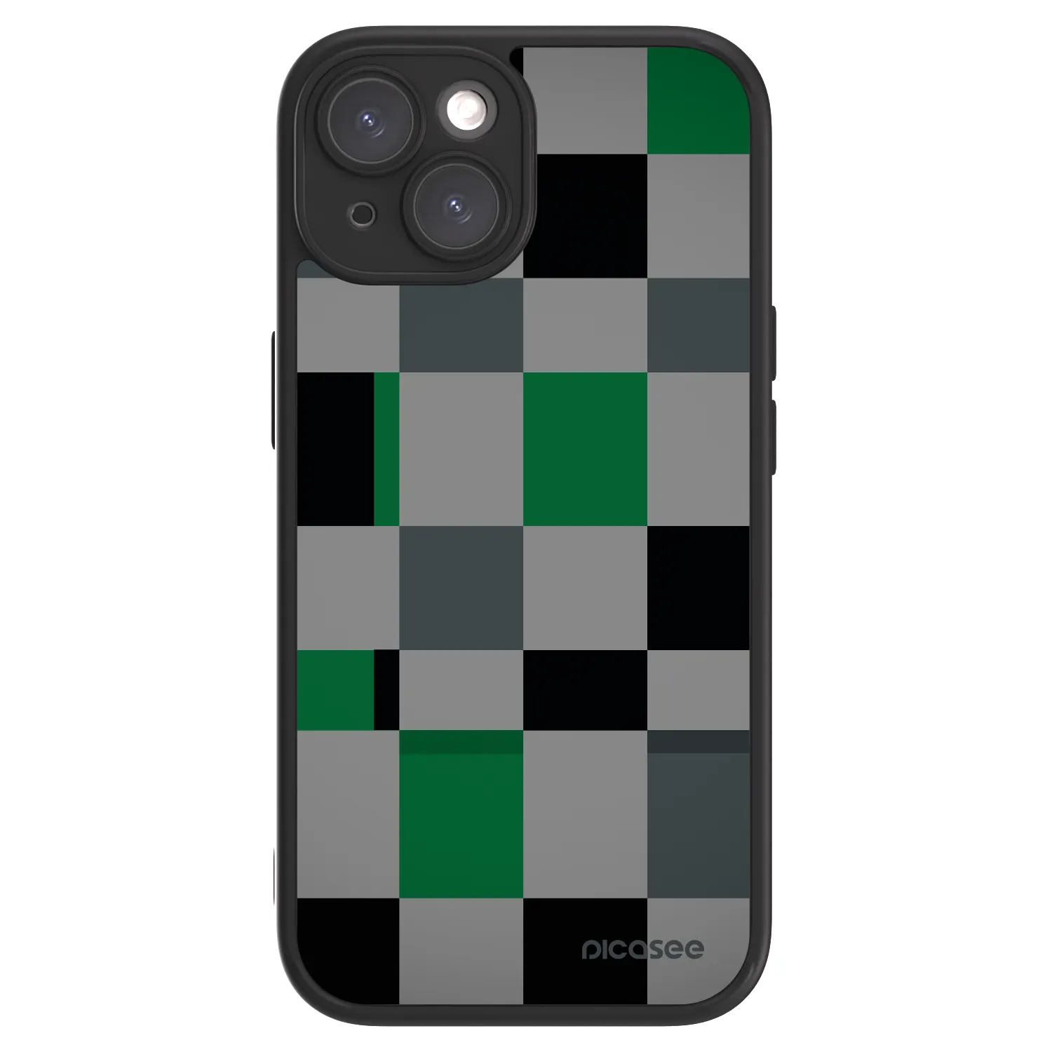 Picasee ULTIMATE CASE pro Apple iPhone 15 - Block Grid
