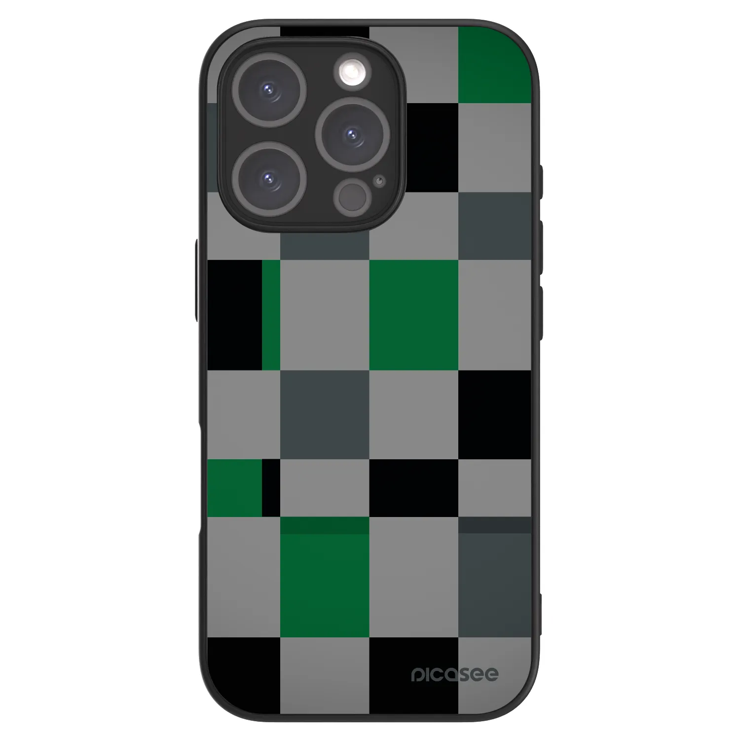 Picasee ULTIMATE CASE MagSafe pro Apple iPhone 16 Pro - Block Grid