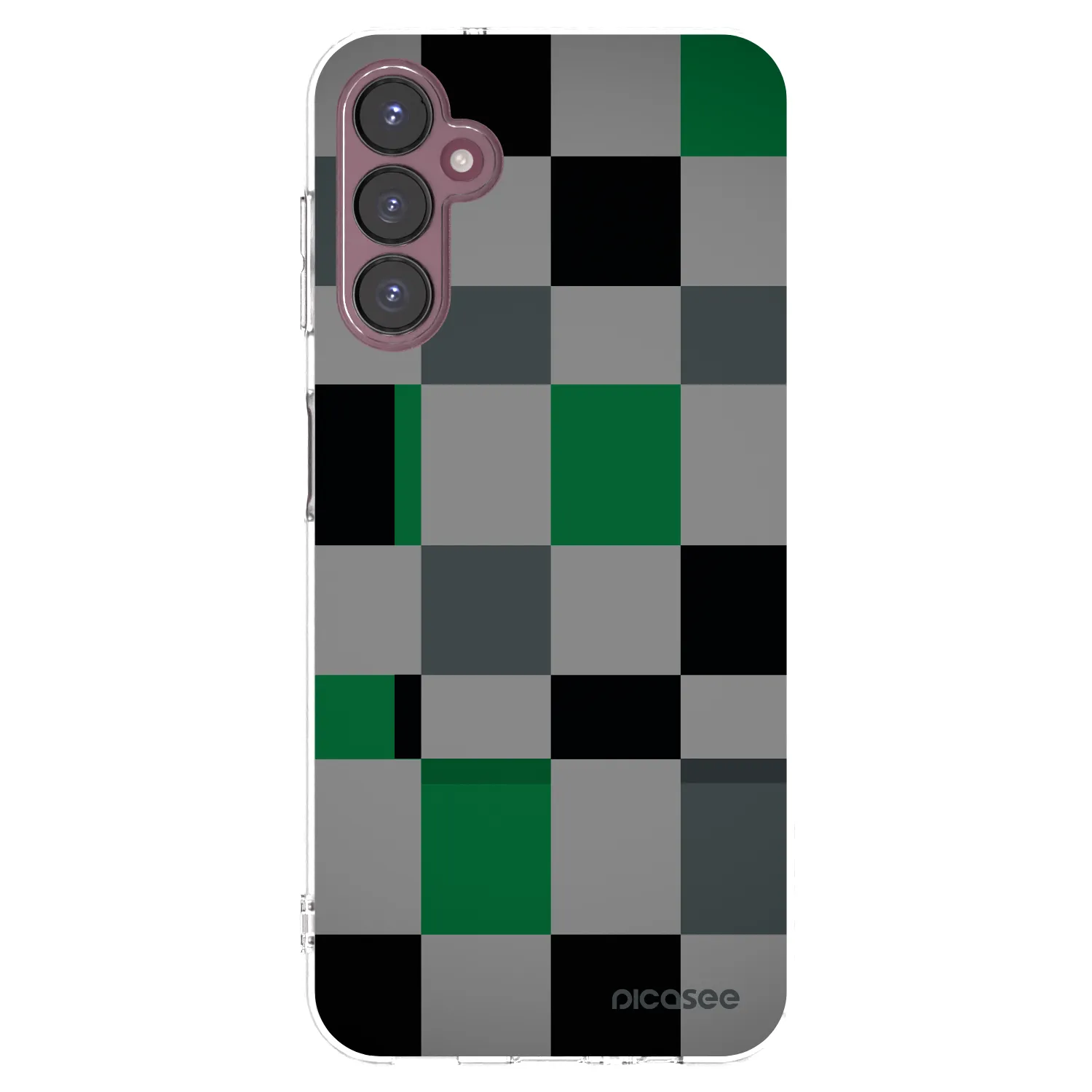 Picasee silikonový průhledný obal pro Samsung Galaxy A05s A057G - Block Grid