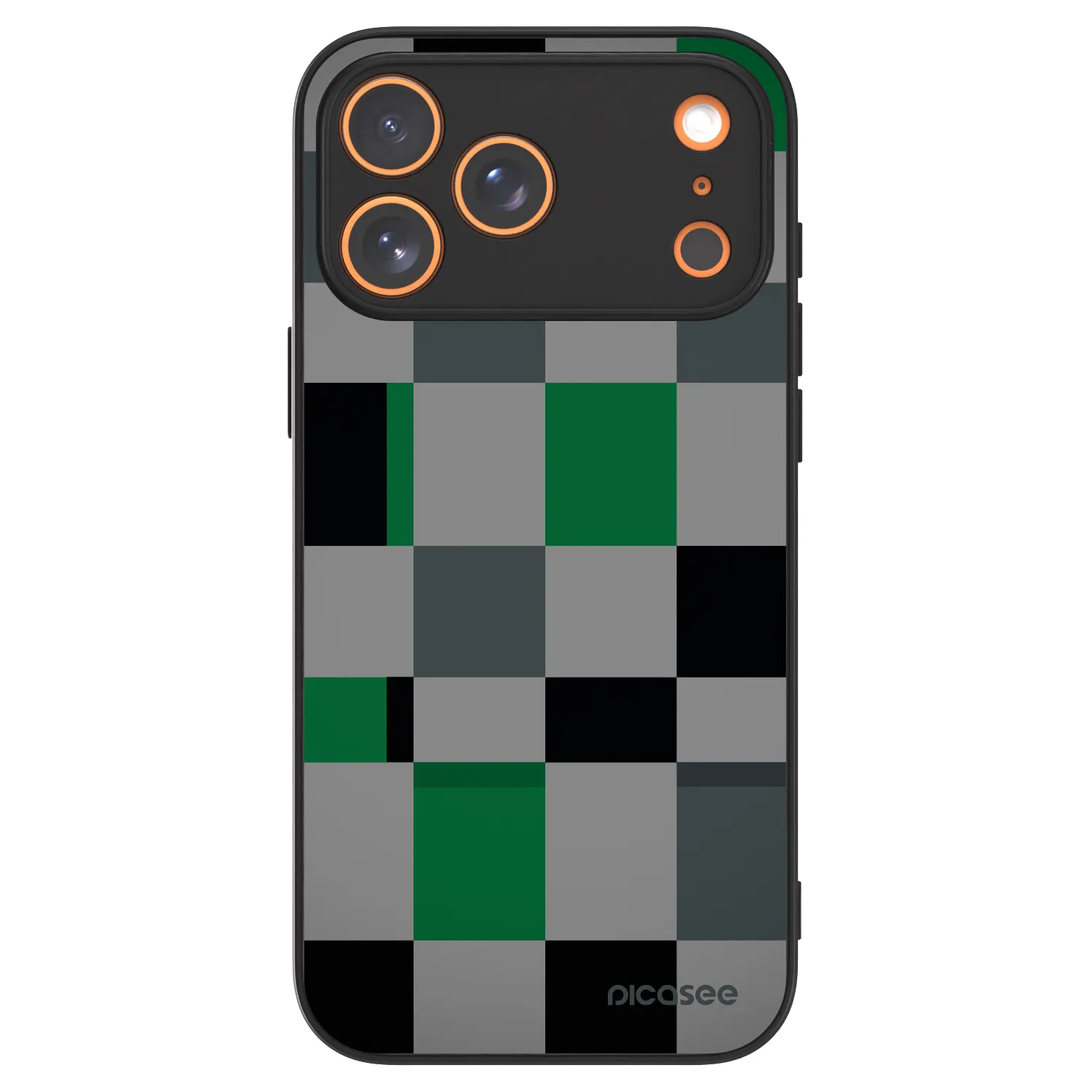 Picasee ULTIMATE CASE MagSafe pro Apple iPhone 17 Pro Max - Block Grid