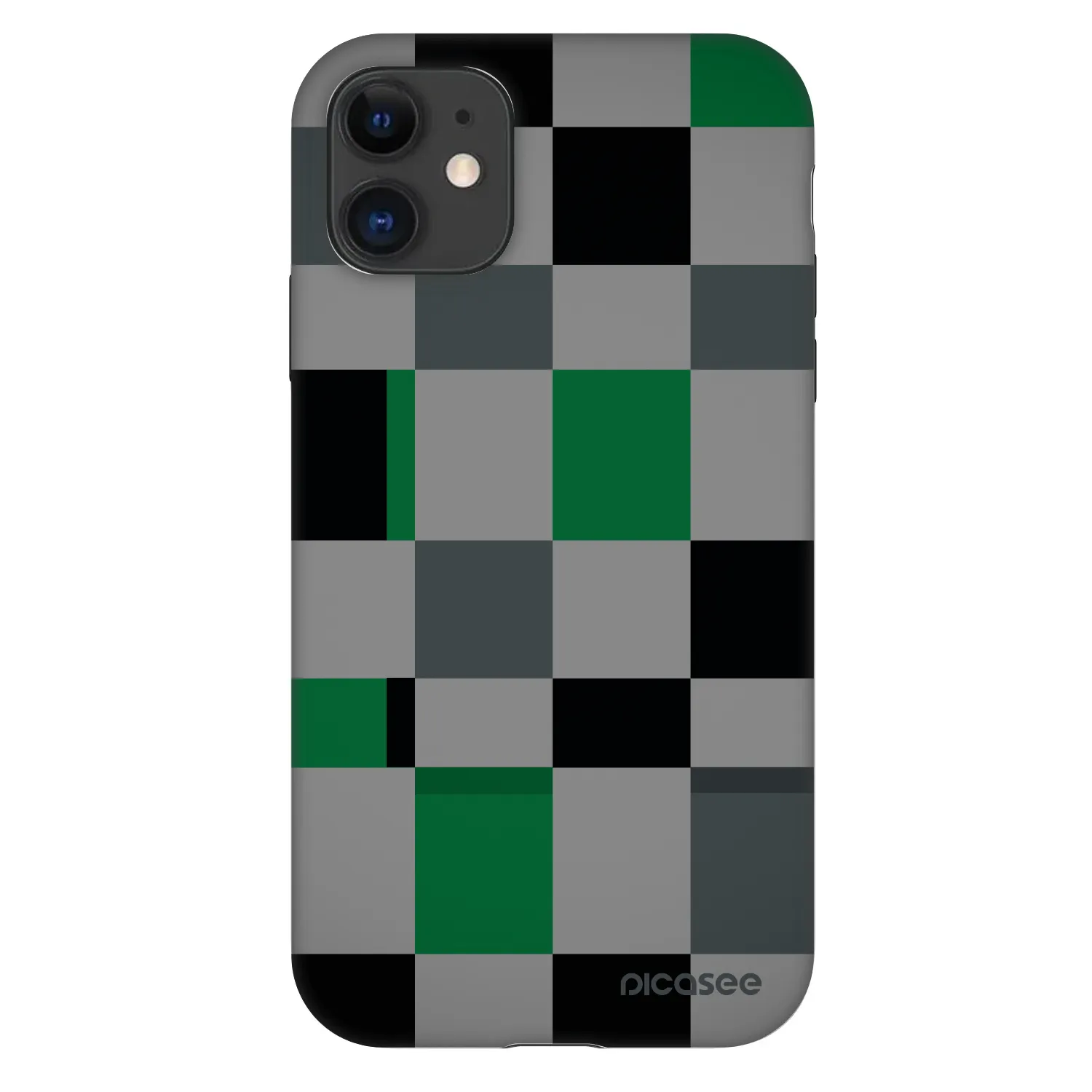 Picasee Fashion Case pro Apple iPhone 11 - Block Grid