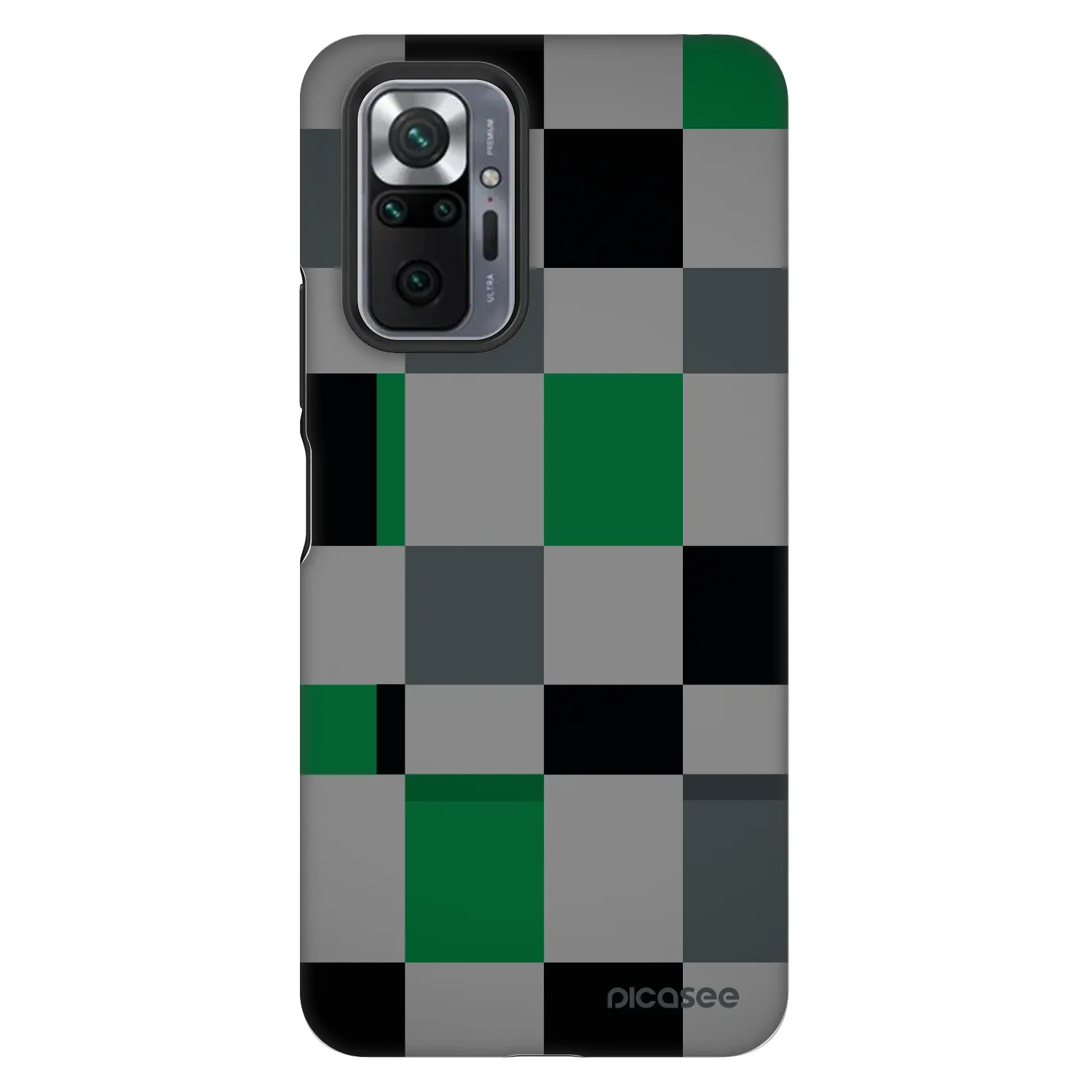 Picasee Fashion Case pro Xiaomi Redmi Note 10 Pro - Block Grid
