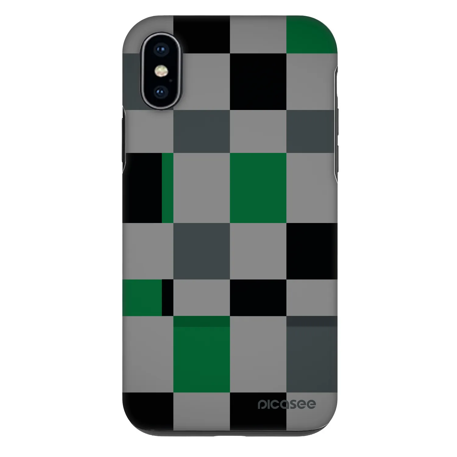 Picasee Fashion Case pro Apple iPhone X/XS - Block Grid