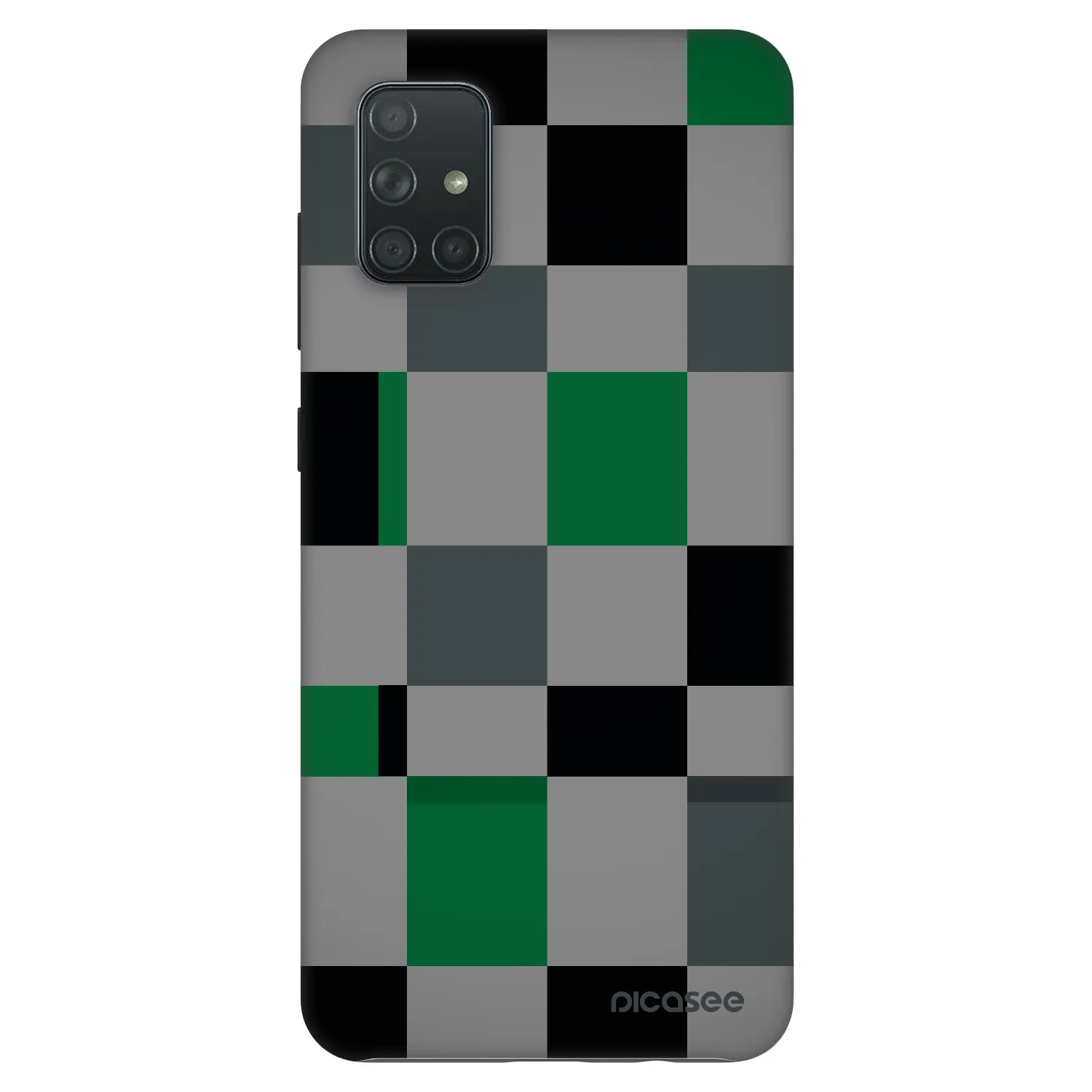 Picasee Fashion Case pro Samsung Galaxy A71 A715F - Block Grid
