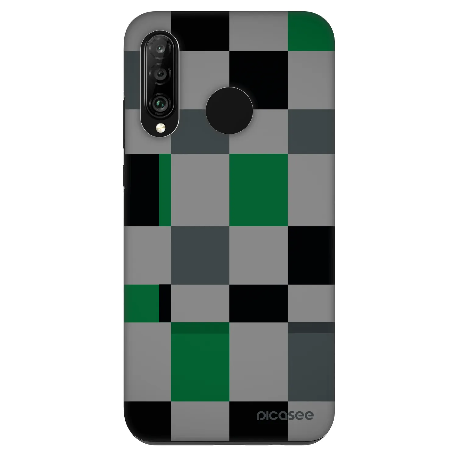 Picasee Fashion Case pro Huawei P30 Lite - Block Grid