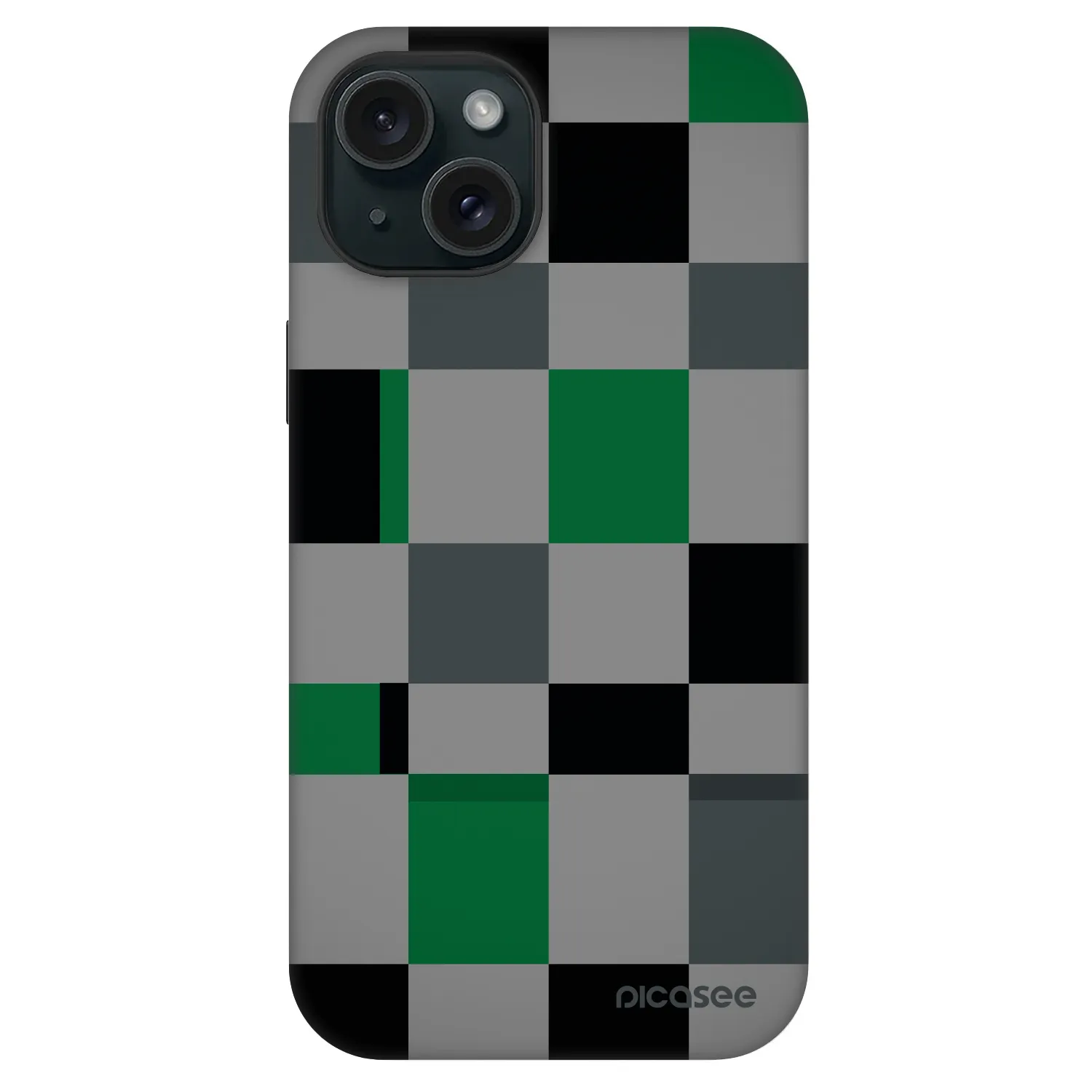 Picasee Fashion Case MagSafe Apple iPhone 15 - Block Grid