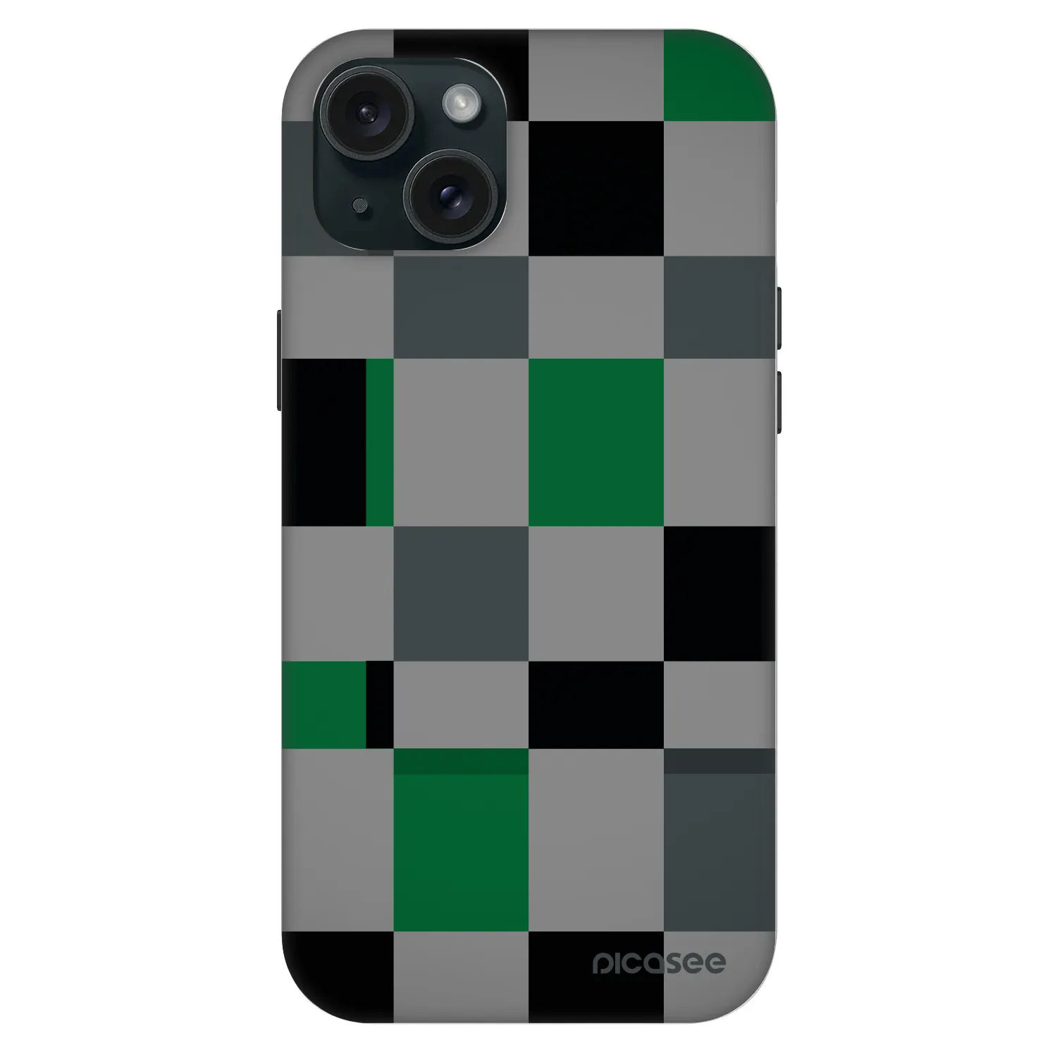 Picasee Fashion Case MagSafe Apple iPhone 15 Plus - Block Grid