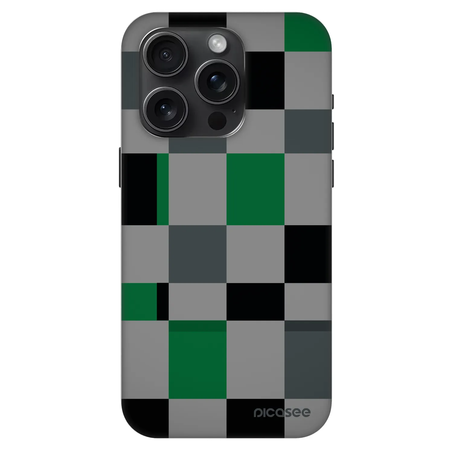 Picasee Fashion Case MagSafe Apple iPhone 15 Pro - Block Grid