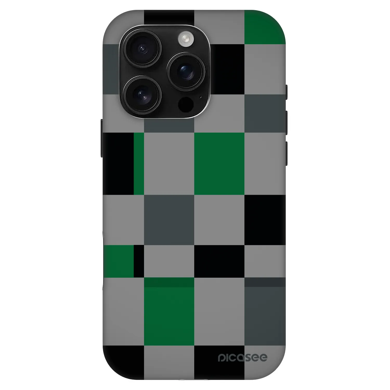 Picasee Fashion Case MagSafe Apple iPhone 16 Pro - Block Grid