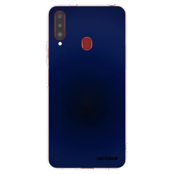Picasee silikonový průhledný obal pro Samsung Galaxy A20s - Deep Ocean