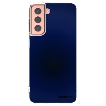 Picasee silikonový průhledný obal pro Samsung Galaxy S21 5G G991B - Deep Ocean