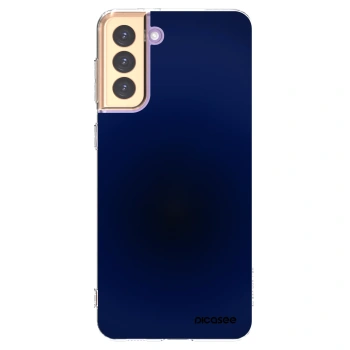 Picasee silikonový průhledný obal pro Samsung Galaxy S21+ 5G G996F - Deep Ocean