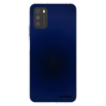 Picasee silikonový průhledný obal pro Xiaomi Poco M3 - Deep Ocean