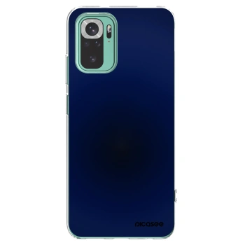 Picasee silikonový průhledný obal pro Xiaomi Redmi Note 10 Pro - Deep Ocean