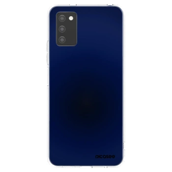 Picasee silikonový průhledný obal pro Samsung Galaxy A02s A025G - Deep Ocean