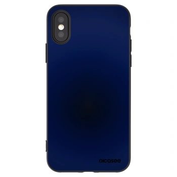 Picasee silikonový černý obal pro Apple iPhone X/XS - Deep Ocean
