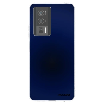 Picasee silikonový průhledný obal pro Xiaomi Poco F5 Pro 5G - Deep Ocean