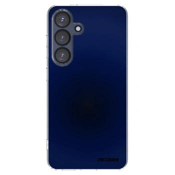 Picasee silikonový průhledný obal pro Samsung Galaxy S25 5G - Deep Ocean
