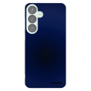 Picasee silikonový průhledný obal pro Samsung Galaxy S25+ 5G - Deep Ocean