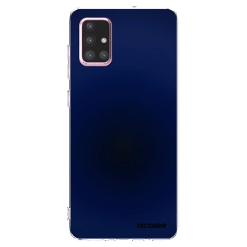 Picasee silikonový průhledný obal pro Samsung Galaxy A71 A715F - Deep Ocean