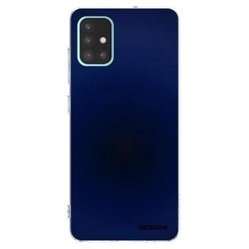 Picasee silikonový průhledný obal pro Samsung Galaxy A51 A515F - Deep Ocean