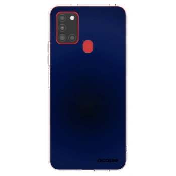 Picasee silikonový průhledný obal pro Samsung Galaxy A21s - Deep Ocean