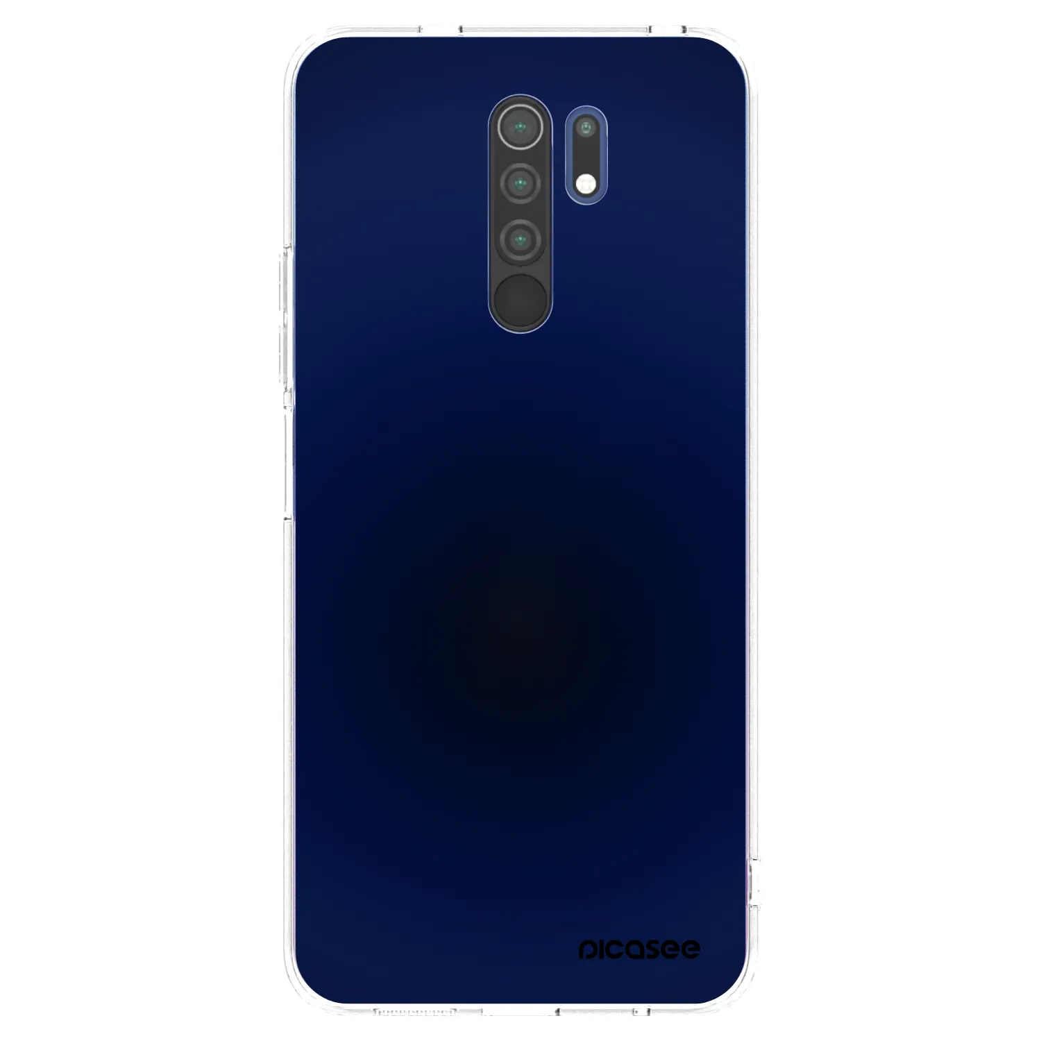Picasee silikonový průhledný obal pro Xiaomi Redmi 9 - Deep Ocean