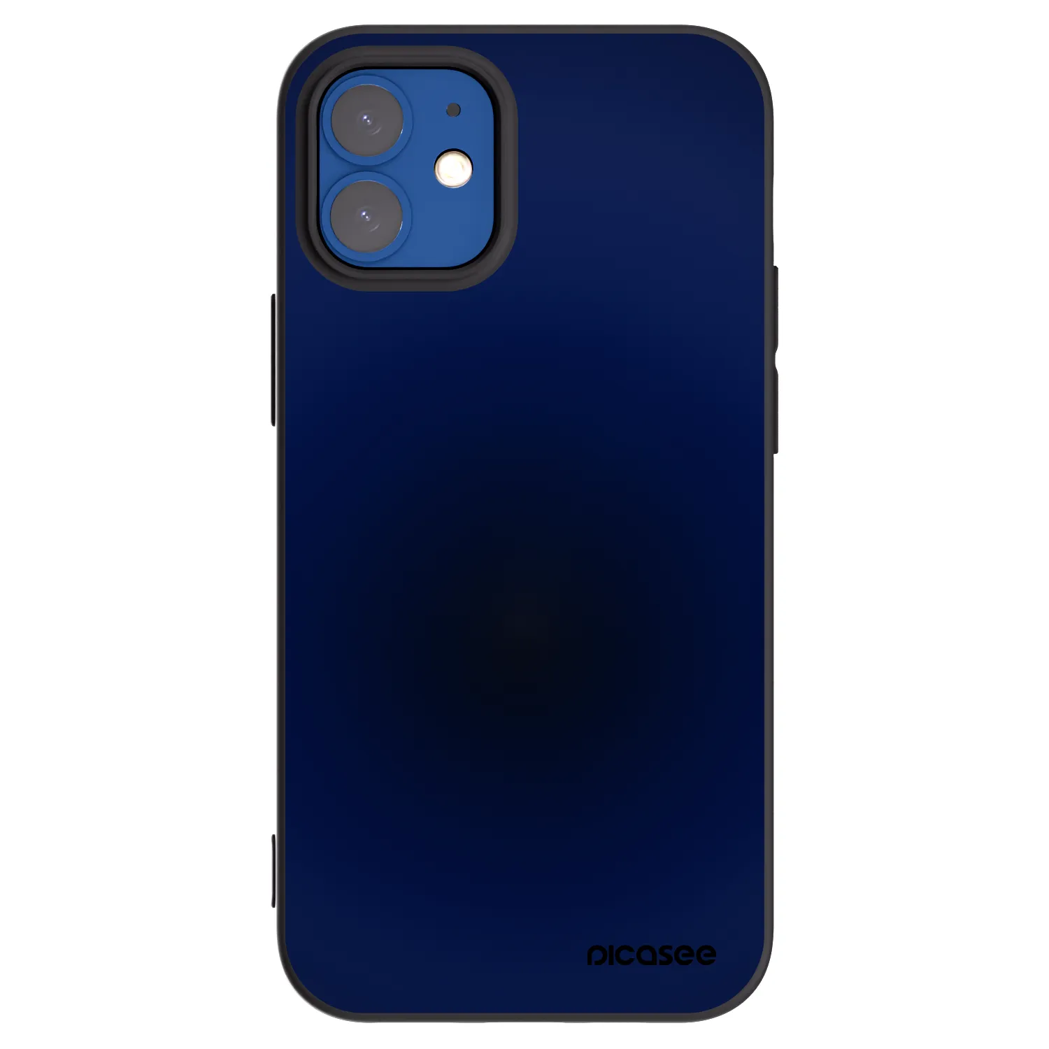 Picasee silikonový černý obal pro Apple iPhone 12 mini - Deep Ocean