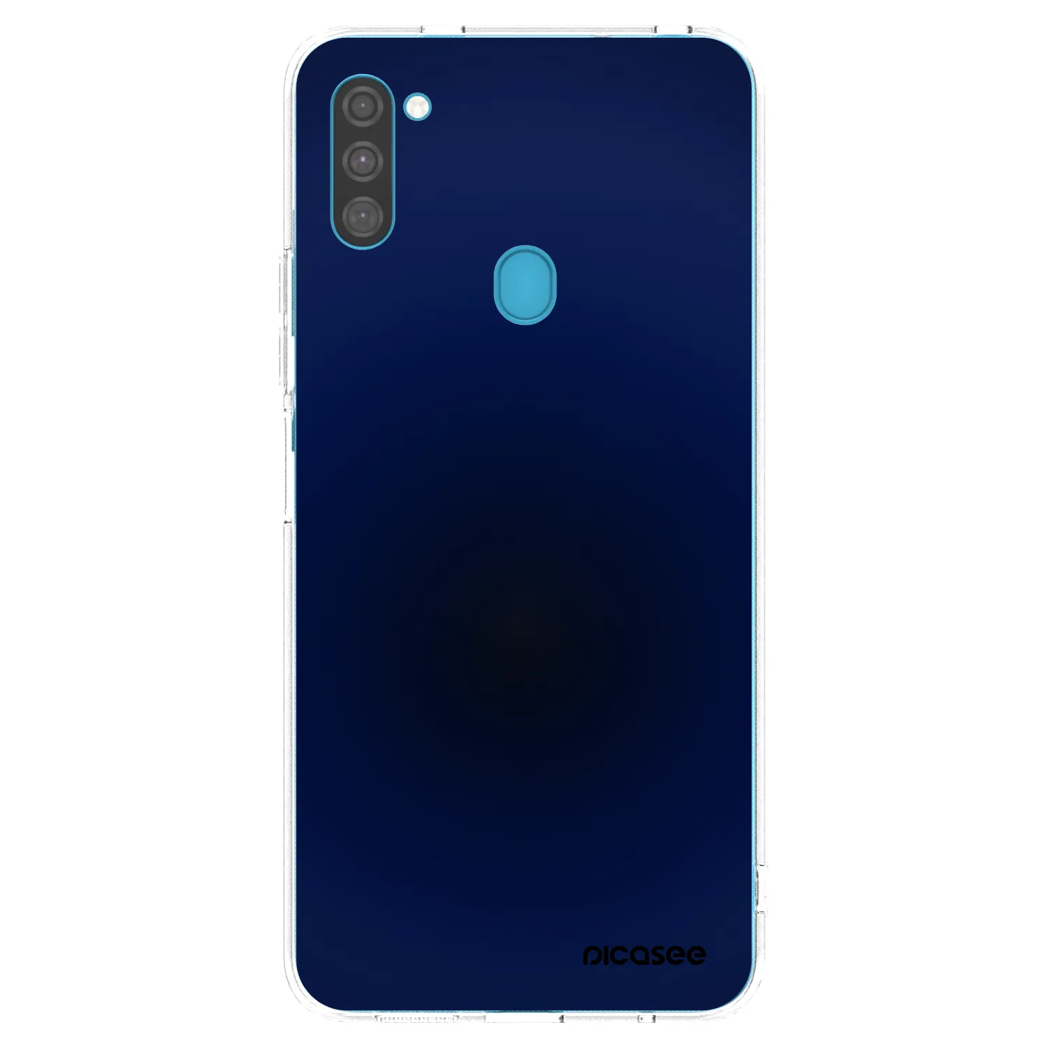 Picasee silikonový průhledný obal pro Samsung Galaxy M11 - Deep Ocean