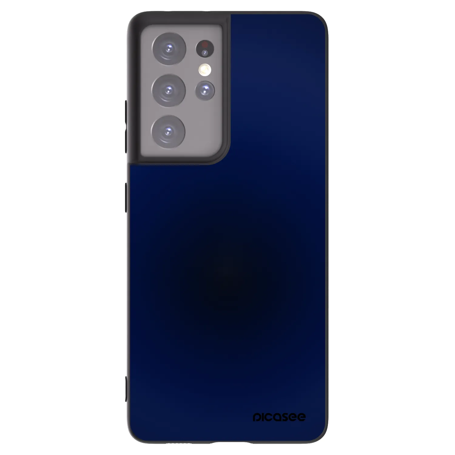 Picasee silikonový černý obal pro Samsung Galaxy S21 Ultra 5G G998B - Deep Ocean