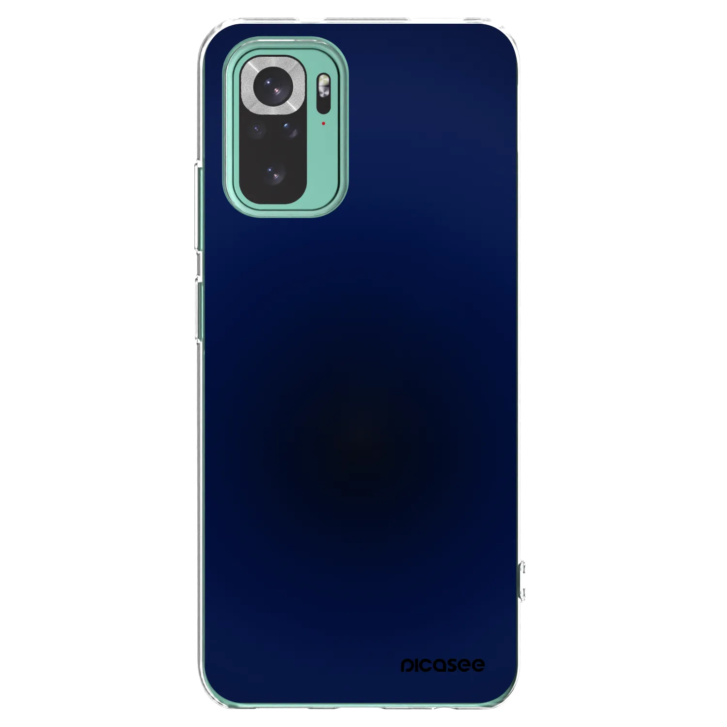 Picasee silikonový průhledný obal pro Xiaomi Redmi Note 10 Pro - Deep Ocean