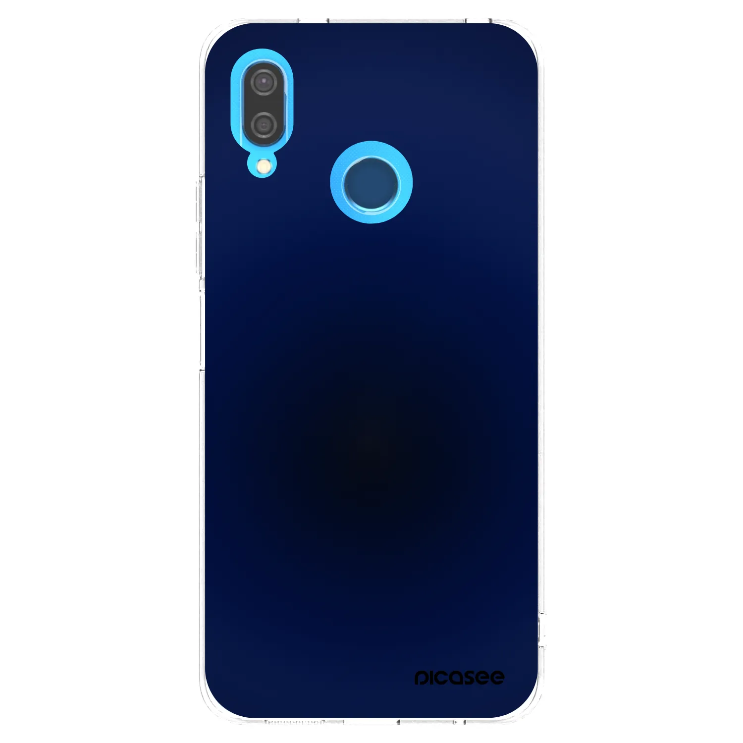 Picasee silikonový průhledný obal pro Huawei P20 Lite - Deep Ocean