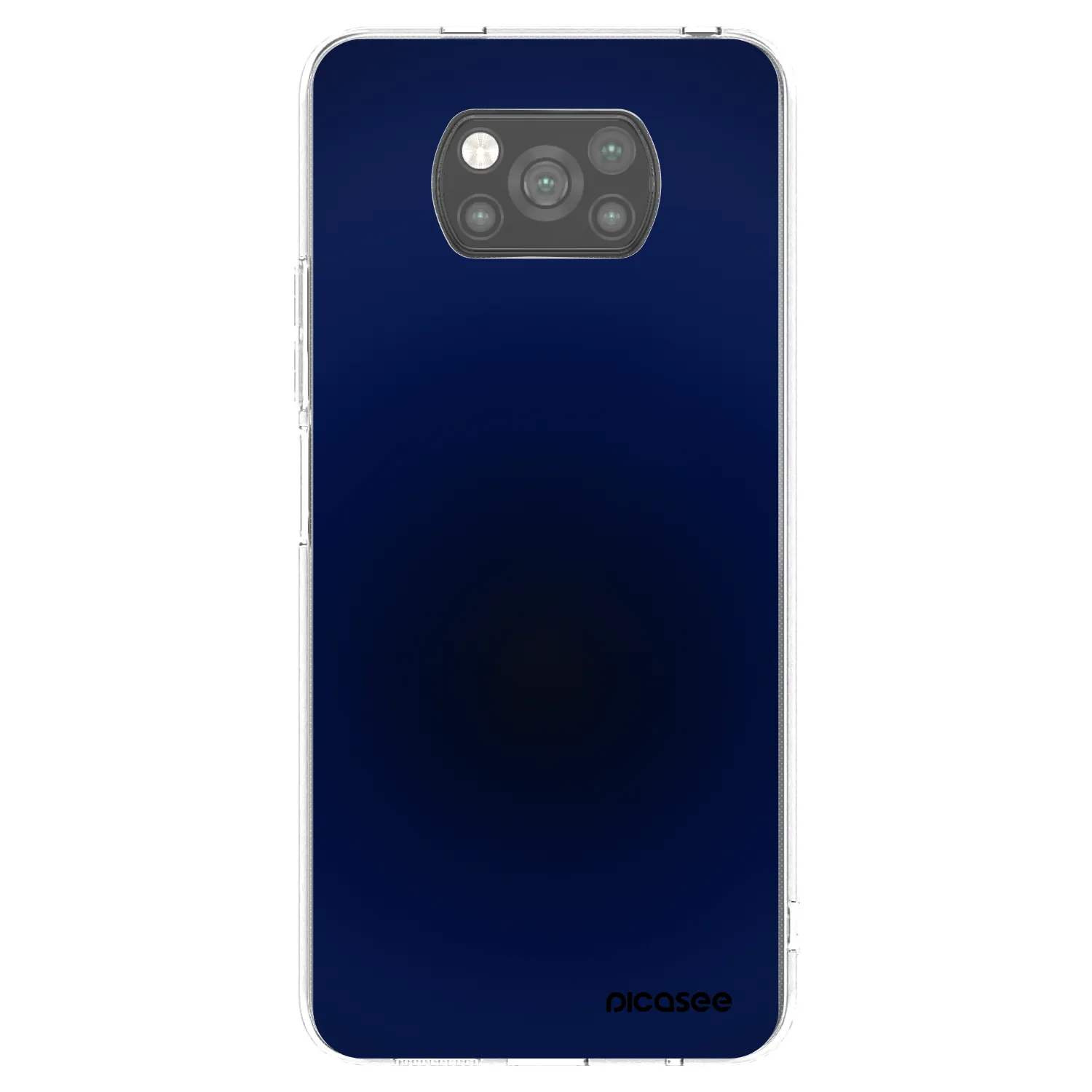 Picasee silikonový černý obal pro Xiaomi Poco X3 Pro - Deep Ocean