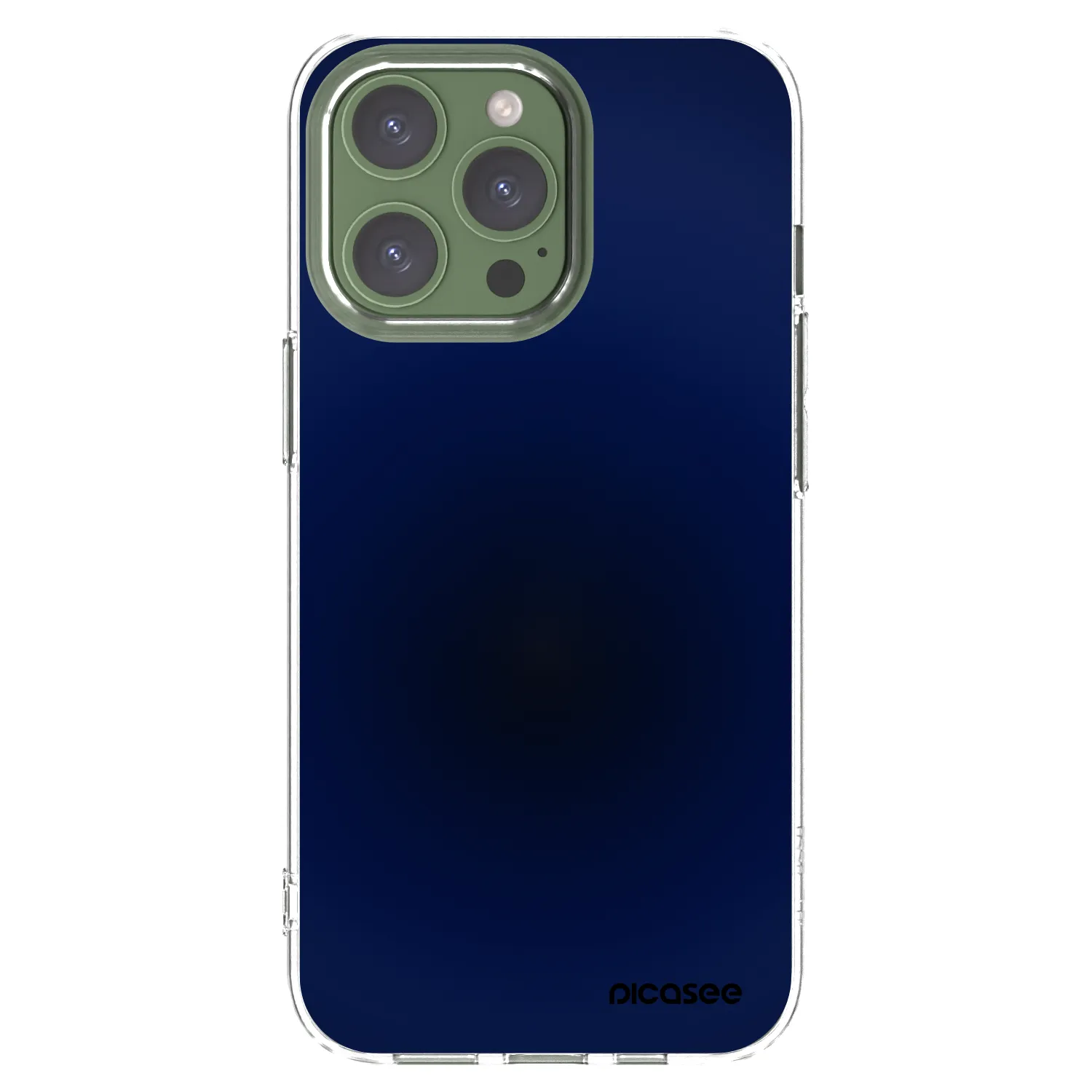 Picasee silikonový průhledný obal pro Apple iPhone 13 Pro - Deep Ocean