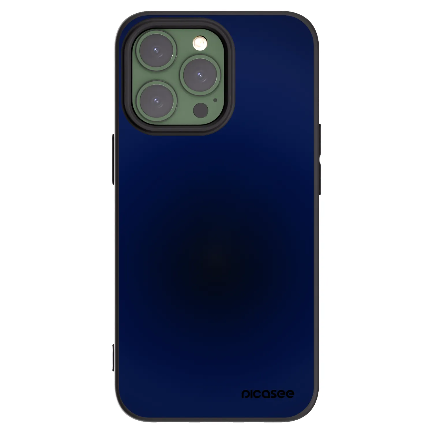 Picasee silikonový černý obal pro Apple iPhone 13 Pro - Deep Ocean