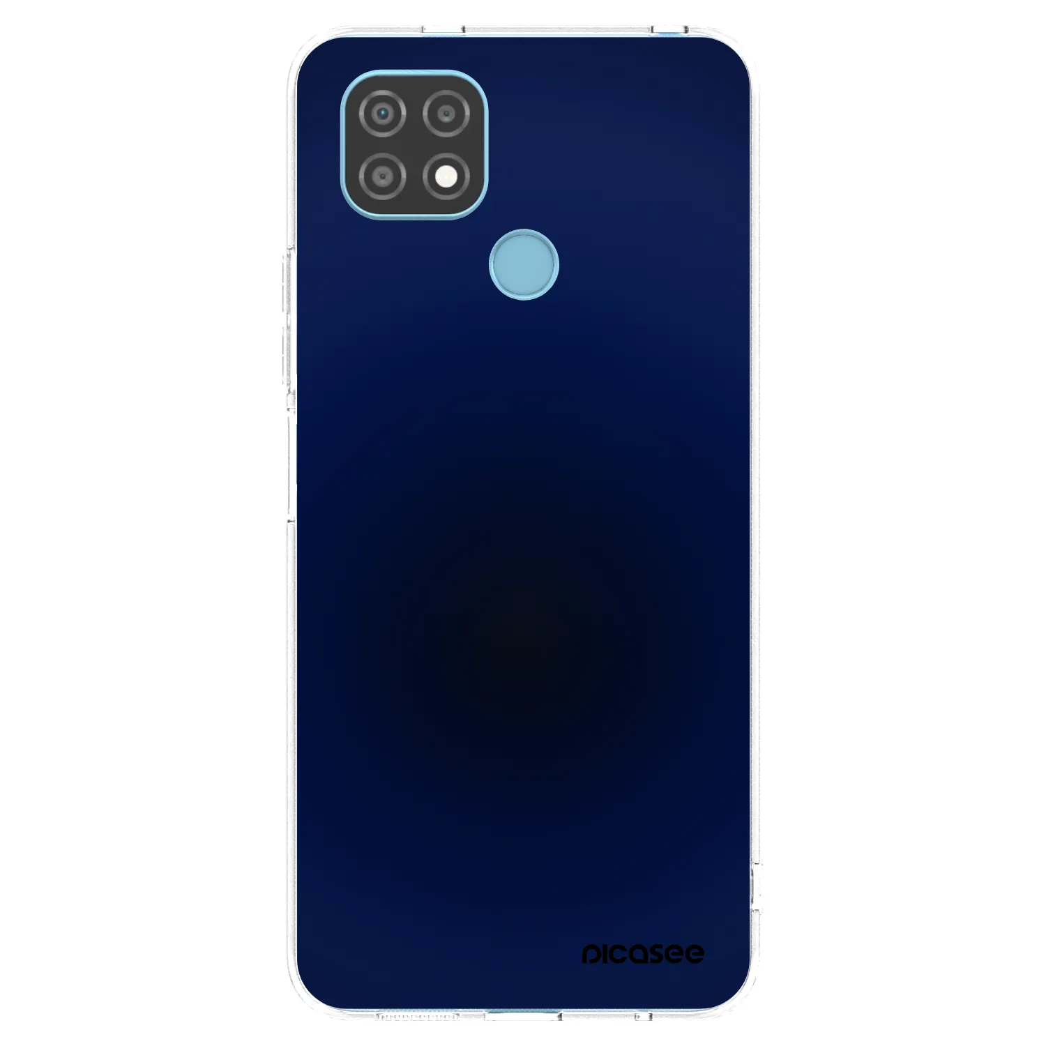 Picasee silikonový průhledný obal pro Realme C21 - Deep Ocean
